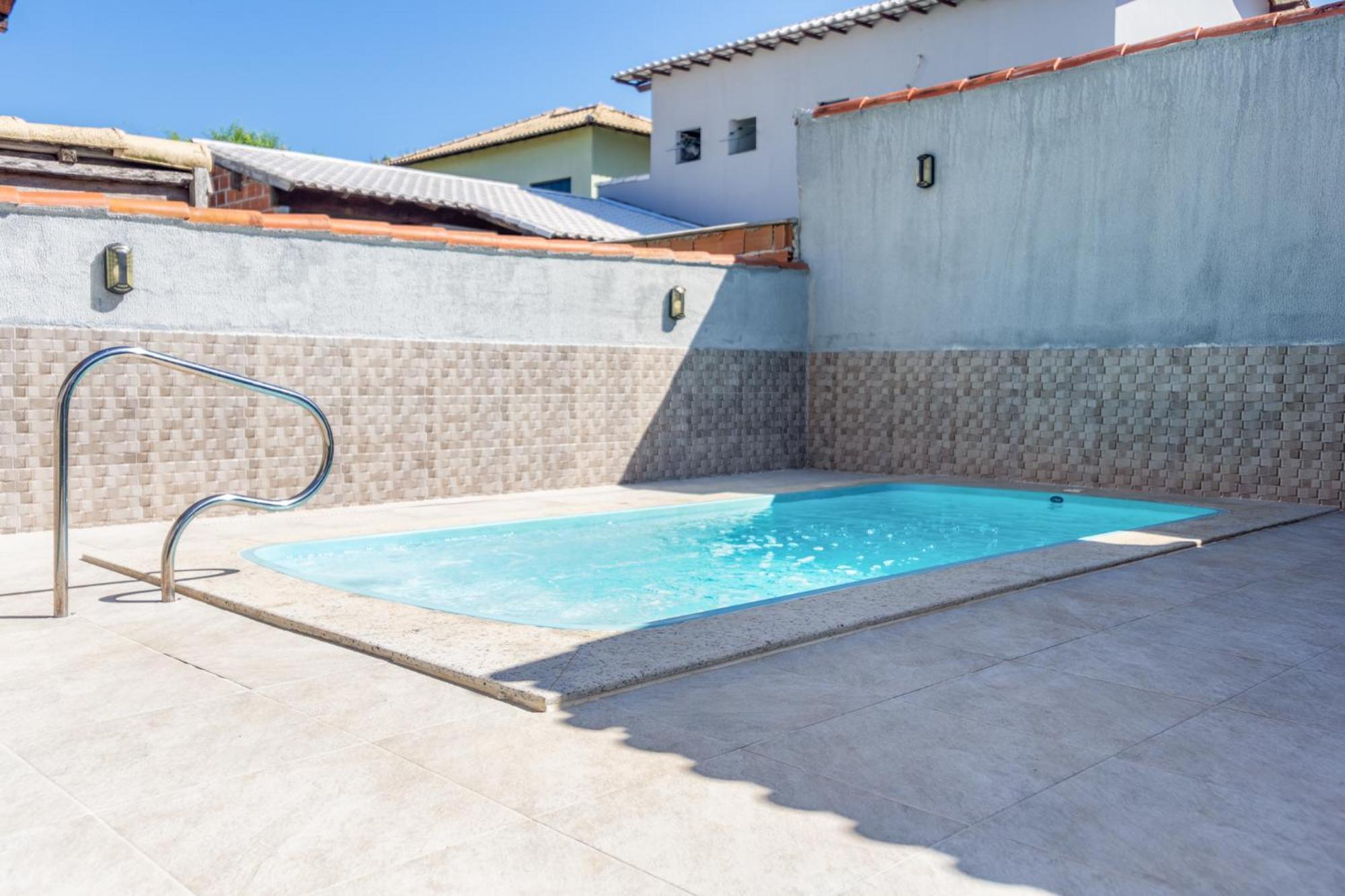 Refugio Tropical Casa De Praia Com Piscina Aquecida E 4 Suites E Garagem 3 Carros, 800 Mtrs Da Praia Internet 700 Mbps, Condominio Privado Com Pista De Skate , Quadra De Futevolei , Campos E Quadras De Futebol! Cabo Frio Bagian luar foto