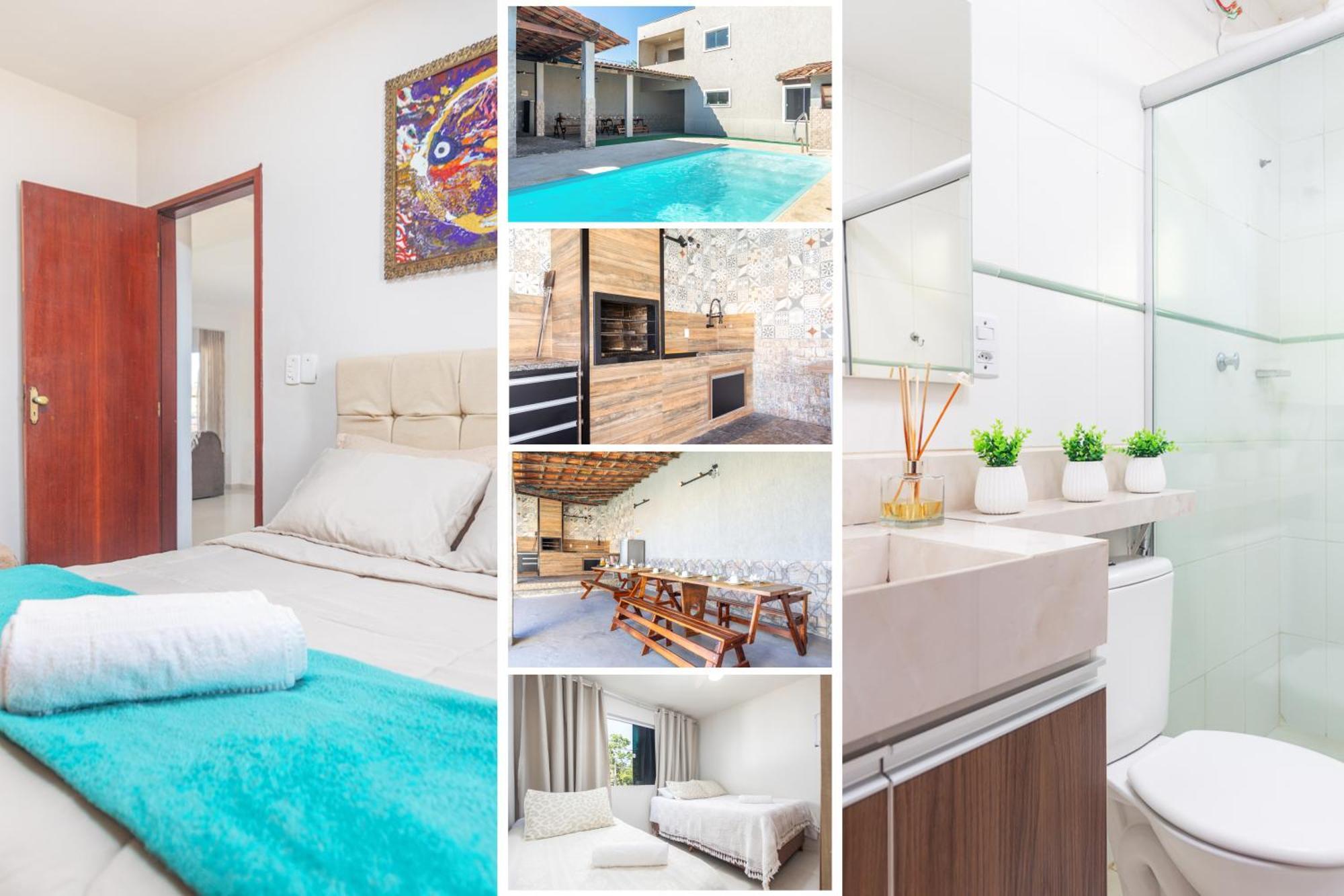 Refugio Tropical Casa De Praia Com Piscina Aquecida E 4 Suites E Garagem 3 Carros, 800 Mtrs Da Praia Internet 700 Mbps, Condominio Privado Com Pista De Skate , Quadra De Futevolei , Campos E Quadras De Futebol! Cabo Frio Bagian luar foto